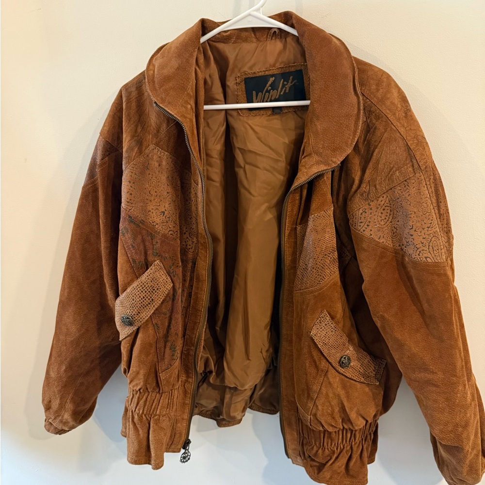 Vintage Winlet 80s bomber jacket genuine leather